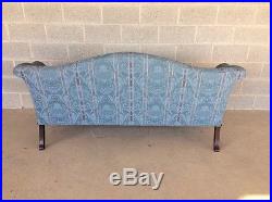 Hickory Chair Co. Ball & Claw Camel Back Formal Sofa/couch 76 Inches Wide
