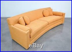 Harvey Probber Curved Sofa Mid-Century Modern Vintage Couch 1950s Dunbar Style
