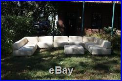 Harvey Probber Sectional Sofa Rare 10pc Mid Century Modern Modular Baughman Huge