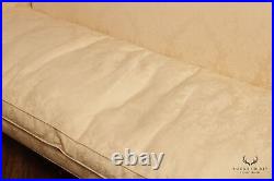 Henredon Historic Natchez Chippendale Style Mahogany Camelback Sofa