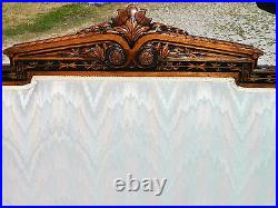 Herter Bros. Walnut Ebony Inlaid Sofa