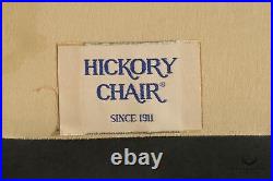 Hickory Chair Co. Chippendale Style Camelback Leather Sofa