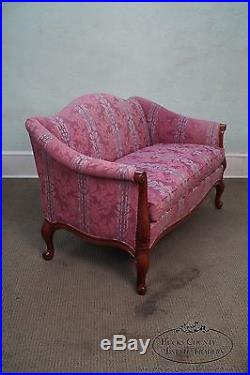 Hickory Chair French Style Solid Mahogany Frame Loveseat (B)