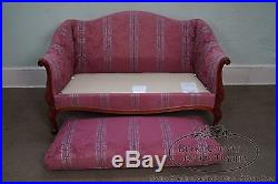 Hickory Chair French Style Solid Mahogany Frame Loveseat (B)