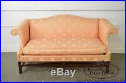 Hickory Chair Mahogany Frame Chippendale Style Sofa