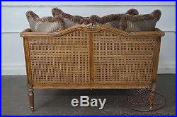 High Quality French Louis XVI Style Caned Settee