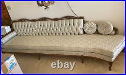 Huge Vintage Couch Sofa Hollywood Regency Mid Century Antique Haunted Mansion