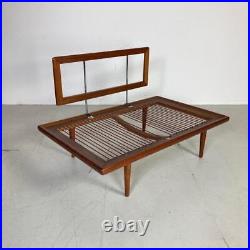 Hvidt France & Son 2 Seater Sofa Daybed Refurbished Vintage Midcentury #3746