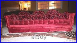 Incredible Mid-Century Modern Hollywood Regency Sofa with Original Cushions