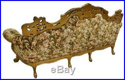 Italian Baroque Style Giltwood Upholstered Sofa