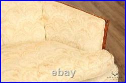Italian Regency Style Mahogany Cabriole Sofa