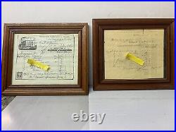 John Henry Belter Original Bill Copies Rare