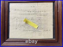 John Henry Belter Original Bill Copies Rare