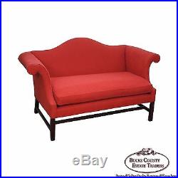 Kittinger Colonial Williamsburg Adaptation Chippendale Style Loveseat
