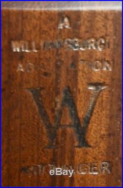 Kittinger Colonial Williamsburg Chippendale Style Mahogany Sofa WA 1005