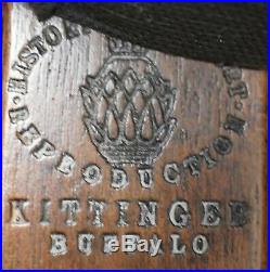 Kittinger Historic Newport Mahogany Chippendale Sofa Red Damask Fabric HN 11-1