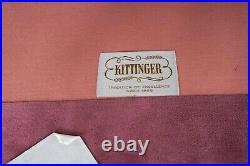 Kittinger Williamsburg Mahogany Chippendale Sofa Rose Velvet Fabric WA 1005