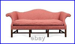 Kittinger Williamsburg Style Chippendale Style Camelback Sofa