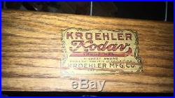 Kroehler Mfg. Co. Antique Oak Hide a bed sofa