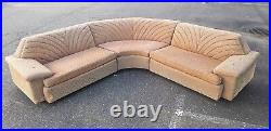Kroehler Mid-Century Modern 3 Piece Atomic Sectional Sofa