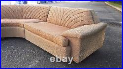 Kroehler Mid-Century Modern 3 Piece Atomic Sectional Sofa