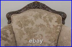 L59803EC Vintage 1930s Georgian Style Upholstered Chaise Lounge