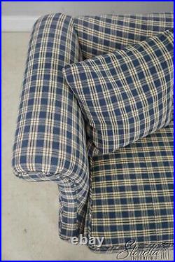 L60580EC HUNT Country Blue Print Upholstered Sofa