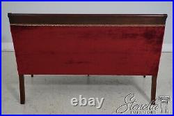 L62828EC SOUTHWOOD Inlaid Sheraton Mahogany Damask Loveseat