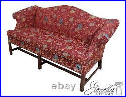 L62870EC Chippendale Style Camelback Upholstered Sofa In Kravet Fabric