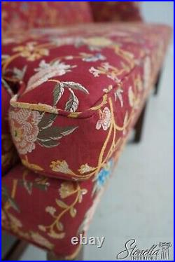 L62870EC Chippendale Style Camelback Upholstered Sofa In Kravet Fabric