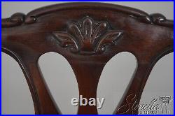 L63961EC Chippendale Mahogany Ball & Claw Double Back Settee