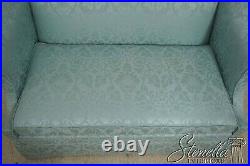 L65138EC Damask Upholstered Chippendale Style Loveseat