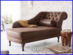 LARGE VINTAGE PURE LEATHER FULLY STAMPED CHESTERFIELD SOFA Lounge