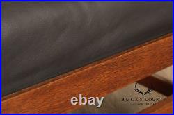 L. & J. G. Stickley Antique Mission Oak and Leather Settee