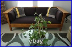 L, J & G Stickley Settee and Chairs GORGEOUS Semi Modern