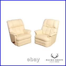 La-Z-Boy Contemporary Pair of Leather Recliners