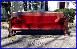 Large Scale Empire Sofa with Paw Feet