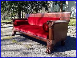 Large Scale Empire Sofa with Paw Feet