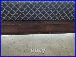 Late 1800s Antique Victorian Sofa Couch Fainting Couch Mahogany Must See