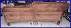 Late 1800s Antique Victorian Sofa Couch Fainting Couch Mahogany Must See