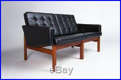 Leather Moduline Sofa France & Son Mid Century Furniture Danish Armchair 1950's