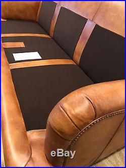 Leather Sofa- Hancock & Moore