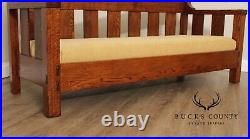 Lifetime Furniture Antique Mission Oak Sofa Settle