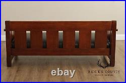 Lifetime Furniture Co. Antique Mission Oak aThree Seat Settee