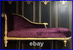 Louis XVI Style French Empire Lounge Chaise