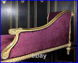 Louis XVI Style French Empire Lounge Chaise