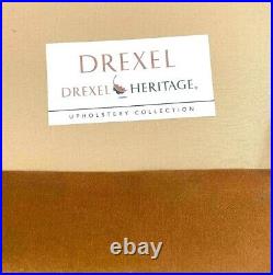 Louis XV Caramel Velvet Chaise Lounge by Drexel Heritage