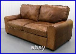 Lovely The Vintage Tanning Company By Halo Brown Leather Two Seater Sofa
