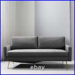Loveseat Sofa Couch Velvet Sofa 2 Seat Armchair Sofa For Living Room Furniture
