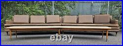 MCM Boomerang Sectional Sofa withmatching Travertine Table circa 1957